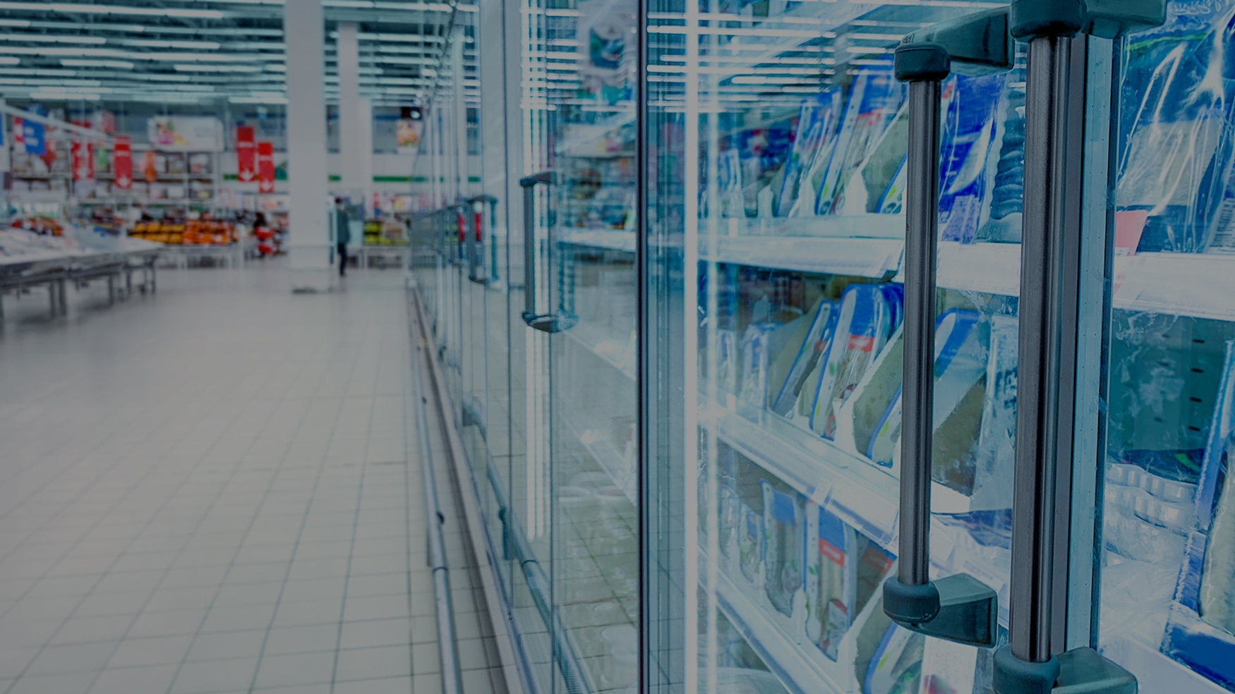 Refrigeration units at a grocery store installed by Lincoln Mechanical